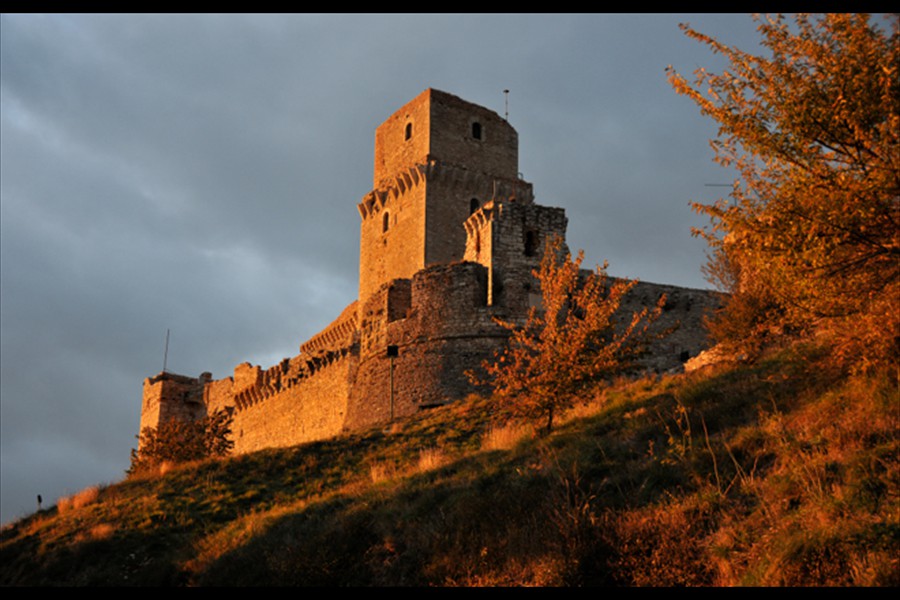 Burg Rocca Maggiore über Assisi