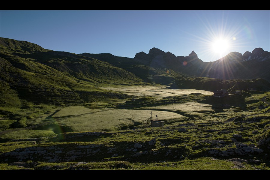 Morgenstimmung Glattalp 1850 m.ü.M